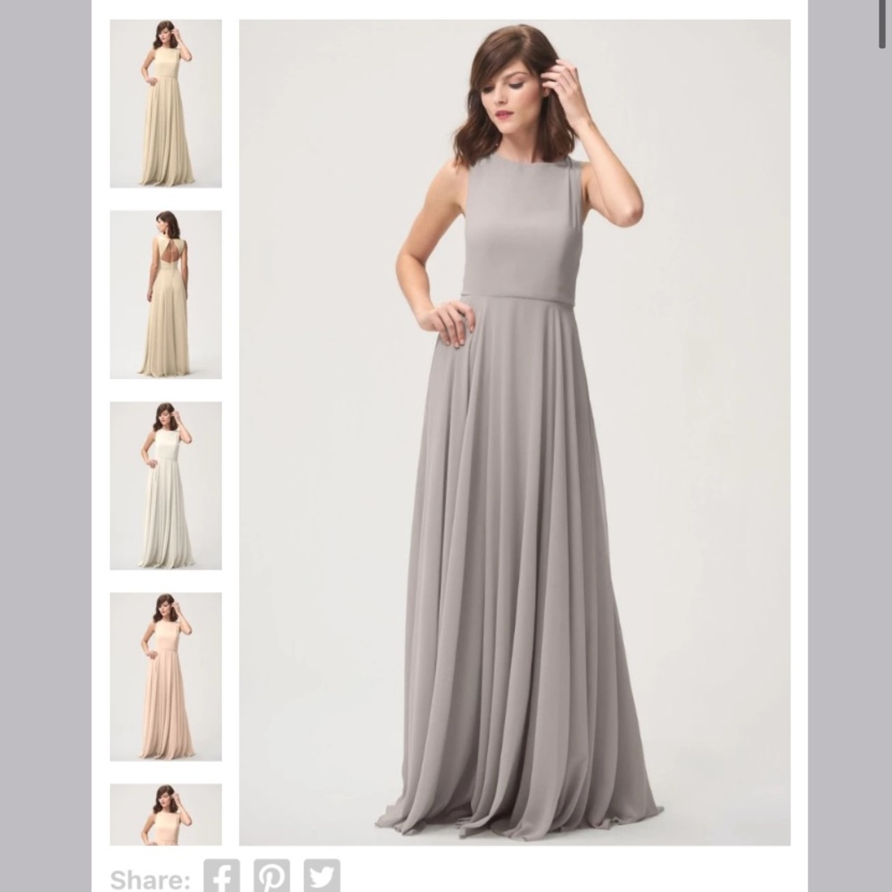 Jenny Yoo Elizabeth Bridesmaid Dress {opal grey}